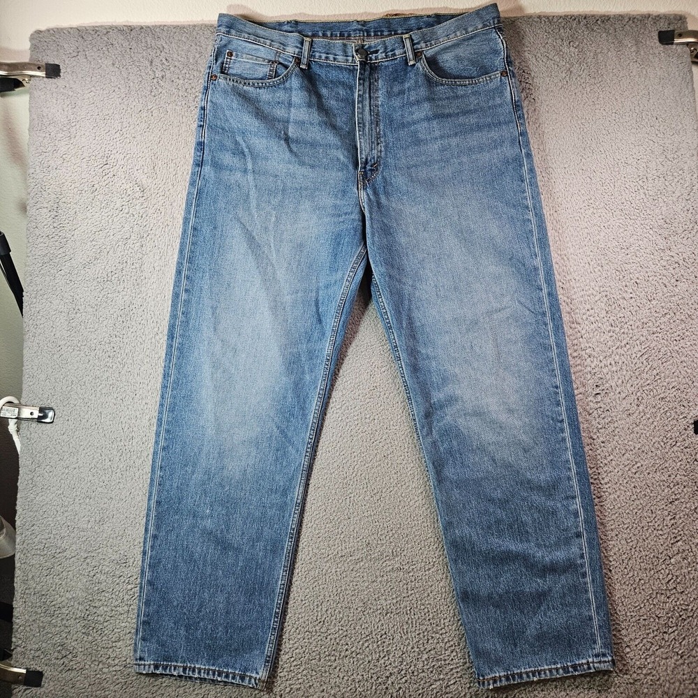 Levi's 550 Jeans Men 40 x 32 Zip Fly Blue Denim Soft